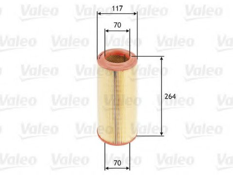 Filtru aer AUDI A2 (8Z0) (2000 - 2005) VALEO 585626 piesa NOUA