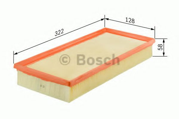 Filtru aer AUDI A4 Avant (8K5, B8) (2007 - 2015) BOSCH F 026 400 157