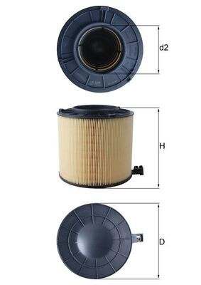 Filtru aer # Audi Q5 2017 2018 2019 2020 2021 2022 2023 2024 2025 # LX4406 # KNECHT