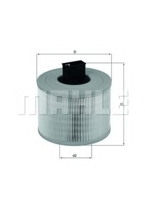 Filtru aer BMW 1 Cabriolet (E88) (2008 - 2013) MAHLE ORIGINAL LX 1035
