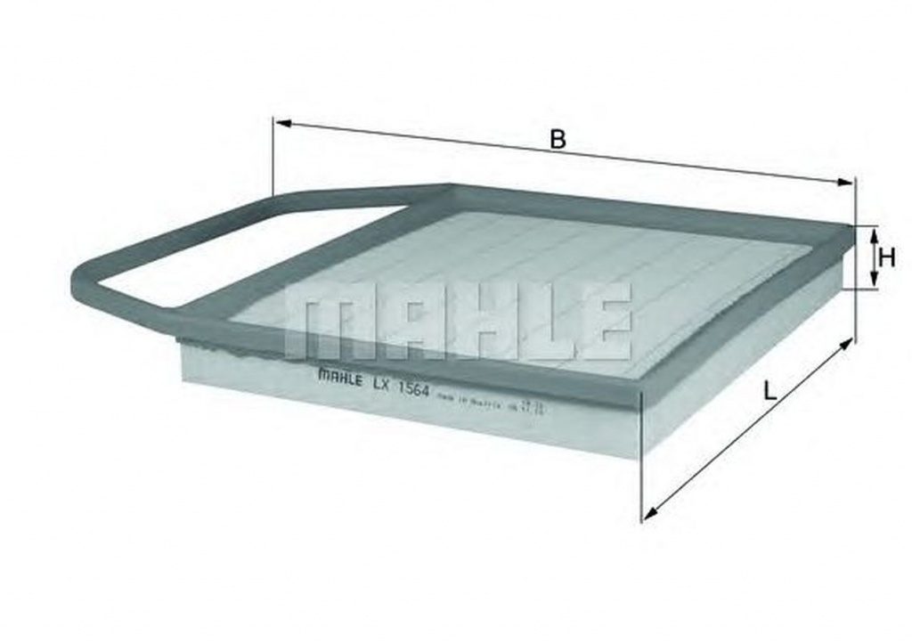 Filtru aer BMW 1 Cabriolet E88 MAHLE ORIGINAL LX1564