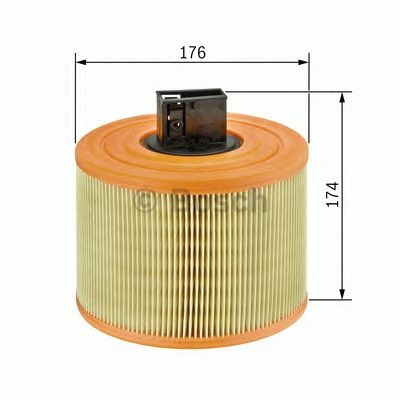 Filtru aer BMW 1 cupe (E82) - Cod intern: W20271789 - LIVRARE DIN STOC in 24 ore!!!