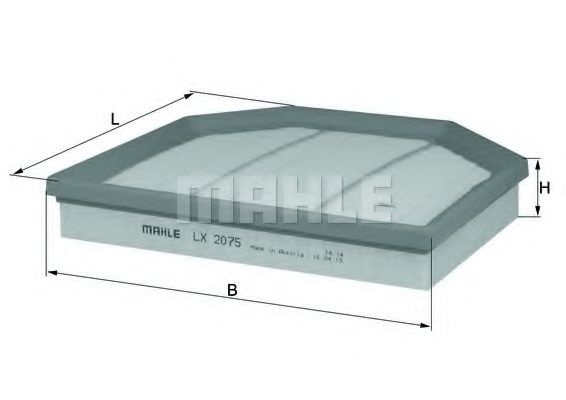 Filtru aer BMW Seria 4 cupe (F32, F82) (2013 - 2016) KNECHT LX 2075