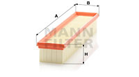 Filtru aer (C3875 MANN-FILTER) DACIA,NISSAN,RENAUL