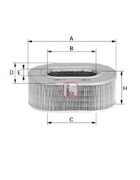 Filtru aer CITROEN SAXO (S0, S1) (1996 - 2004) SOFIMA S 7258 A piesa NOUA