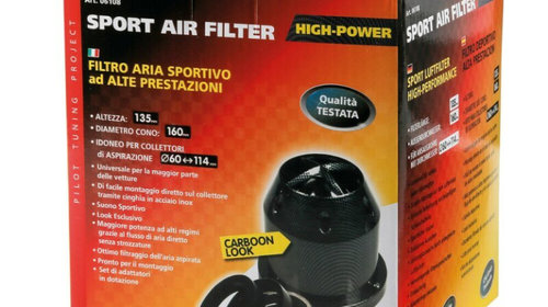 Filtru aer conic Carbon-Look Sport LAM06