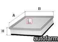 Filtru aer FIAT LINEA 323 SOFIMA S 3297 A