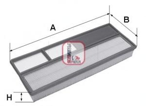 Filtru aer FIAT STRADA pick-up (178E), FIAT PUNTO (188), FIAT DOBLO (119) - SOFIMA S 3265 A