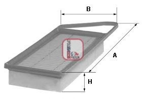 Filtru aer FORD FIESTA VI (2008 - 2016) SOFIMA S 5702 A piesa NOUA