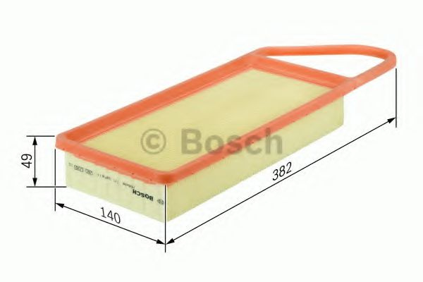 Filtru aer FORD FIESTA VI Van (2009 - 2016) BOSCH 1 457 433 076