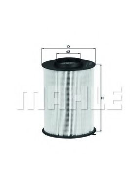 Filtru aer FORD FOCUS II (DA) (2004 - 2012) MAHLE ORIGINAL LX 1780/3 piesa NOUA
