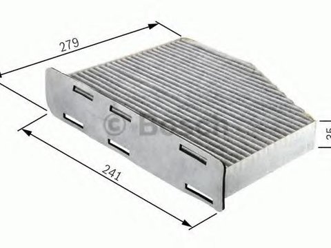 Filtru, aer habitaclu AUDI A5 (8T3), AUDI A4 limuzina (8K2, B8), AUDI A4 Avant (8K5, B8) - BOSCH 1 987 432 369