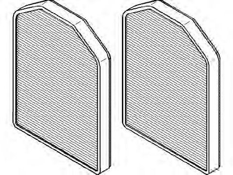 Filtru, aer habitaclu AUDI A8 limuzina (4D2, 4D8) - TOPRAN 113 278