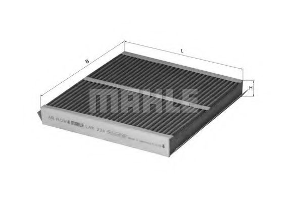 Filtru, aer habitaclu BMW Z4 (E89) (2009 - 2016) MAHLE ORIGINAL LAK 234