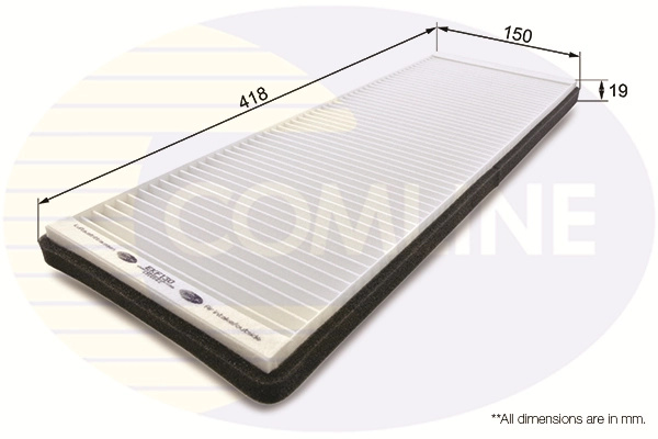 Filtru aer habitaclu Comline OPEL CORSA A TR (S83) 1989-1993 - EKF130