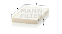 Filtru, aer habitaclu (CU200052 MANN-FILTER) HYUNDAI