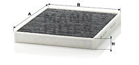 Filtru, aer habitaclu (CUK2757 MANN-FILTER) CHEVROLET,HOLDEN,OPEL,VAUXHALL