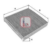 Filtru, aer habitaclu FIAT PANDA (169), FIAT 500 (312), FIAT PANDA Van (169) - SOFIMA S 4221 CA