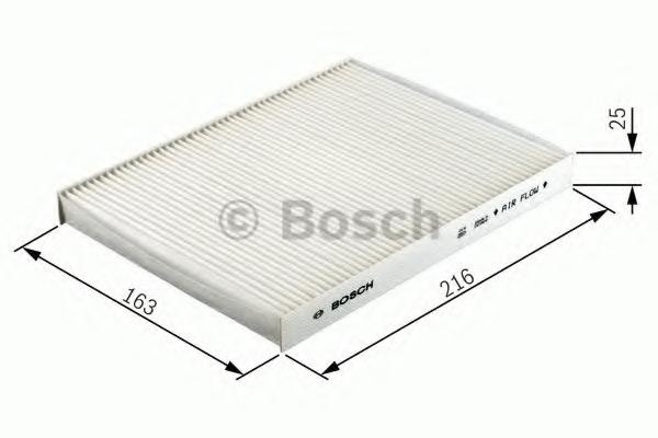 Filtru, aer habitaclu FIAT PUNTO (188), FIAT DOBLO (119), FIAT DOBLO Cargo (223) - BOSCH 1 987 432 072