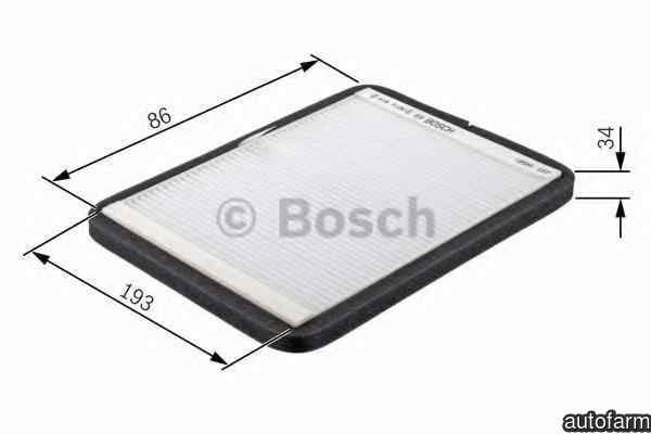 Filtru aer habitaclu FIAT SCUDO Combinato 220P BOSCH 1 987 432 060
