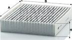 Filtru. aer habitaclu Filtru habitaclu cu carbon activat MITSUBISHI COLT CZC VI COLT VI SMART FORFOUR ROADSTER 0. SMART ROADSTER (452), Сabrioletă, 04.2003 - 11.2005 Mann-Filter CUK 1830