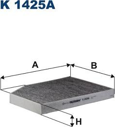 Filtru. aer habitaclu Filtru habitaclu cu carbon activat BMW 2 G42 3 G20 G80 G28 3 G21 G81 4 G22 G82 4 G23 G83 4 BMW X3 (G01), Van, 07.2017 - Filtron K 1425A