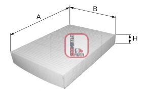 Filtru, aer habitaclu FORD FOCUS II Combi (DA) (2004 - 2012) SOFIMA S 3129 C piesa NOUA