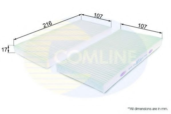 Filtru, aer habitaclu HYUNDAI TUCSON (JM) (2004 - 2010) COMLINE EKF261 piesa NOUA