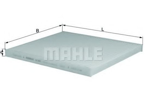 Filtru, aer habitaclu KIA CARENS Mk II (FJ) (2002 - 2020) MAHLE ORIGINAL LA 301