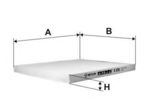Filtru, aer habitaclu KIA CERATO (LD) (2004 - 2016) FILTRON K1231 piesa NOUA