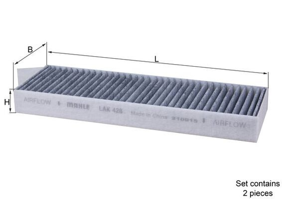Filtru, aer habitaclu KNECHT LAK428/S pentru masina OPEL VIVARO C Platform Cabin (K0) 2019 2020 2021 2022 2023 2024 2025