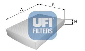 Filtru, aer habitaclu LANCIA KAPPA (838A) - UFI 53