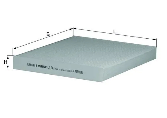 Filtru aer habitaclu MAHLE HYUNDAI SONATA VI (YF) 