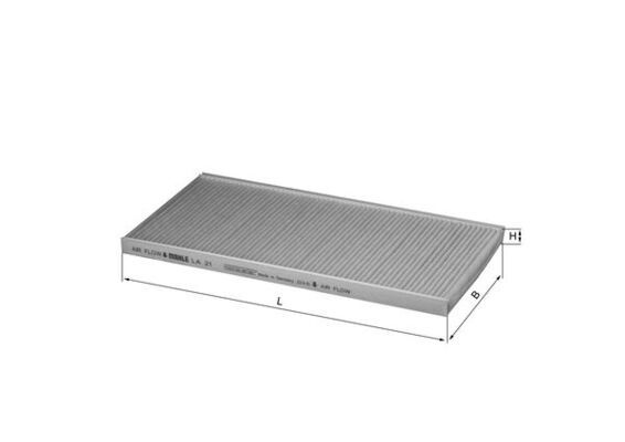 Filtru, aer habitaclu MAHLE LA 21