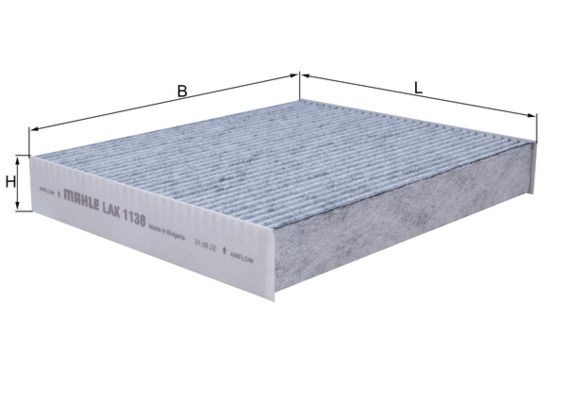 Filtru, aer habitaclu MAHLE LAK 1138