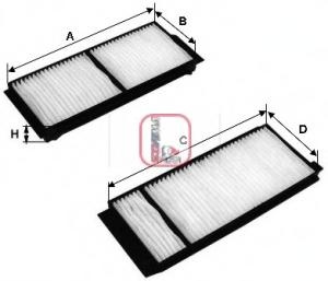 Filtru, aer habitaclu MAZDA 3 (BK), MAZDA AXELA limuzina (BK), MAZDA 5 (CR19) - SOFIMA S 3120 C