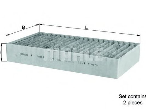 Filtru, aer habitaclu MERCEDES-BENZ M-CLASS (W164) (2005 - 2020) MAHLE ORIGINAL LAK 295/S