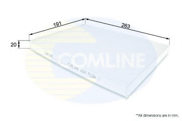 Filtru, aer habitaclu NISSAN X-TRAIL (T31) (2007 - 2013) COMLINE EKF191 piesa NOUA