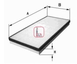 Filtru, aer habitaclu OPEL COMBO (71_) (1994 - 2001) SOFIMA S 3001 C