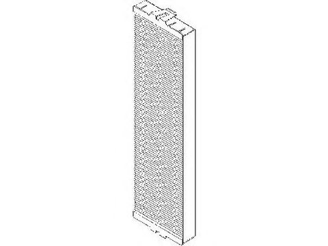 Filtru, aer habitaclu PEUGEOT 607 limuzina (9D, 9U) - TOPRAN 722 723