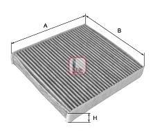 Filtru, aer habitaclu PEUGEOT 807 (E), Citroen C8 (EA_, EB_), LANCIA PHEDRA (179) - SOFIMA S 4156 CA