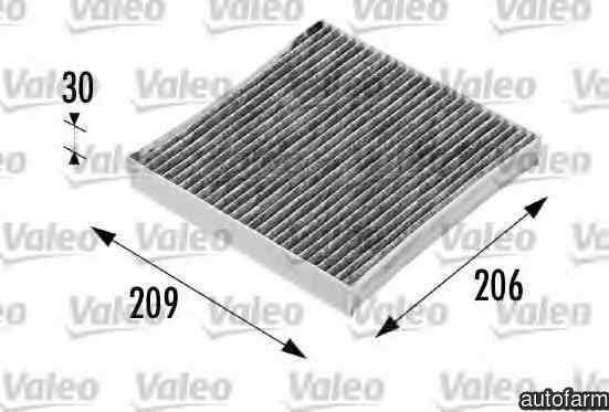 Filtru aer habitaclu RENAULT LAGUNA III Grandtour KT0/1 VALEO 698715