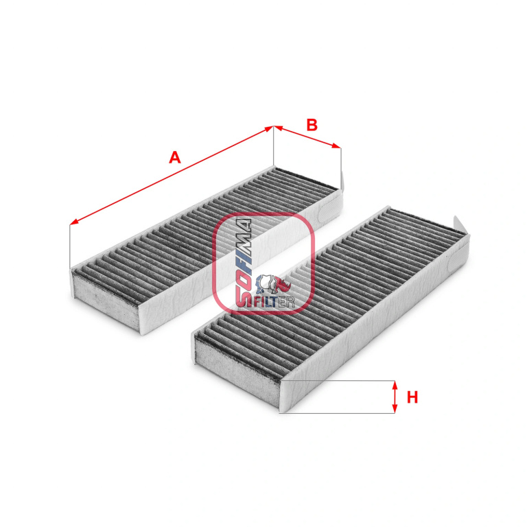 Filtru aer habitaclu Sofima PEUGEOT PARTNER Autoutilitară/limuzină spațioasă 2008-2020 - S 4172 CA