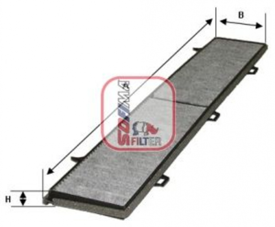 Filtru aer habitaclu - sofima S 3236 C SOFIMA pentru Bmw Seria 3 Bmw Seria 1 Bmw X1