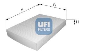Filtru, aer habitaclu SUZUKI GRAND VITARA XL-7 I (FT, GT) - UFI 53.213.00