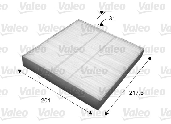 Filtru, aer habitaclu VALEO 715631 la PEUGEOT 4008 2012 2013 2014 2015 2016 2017 2018