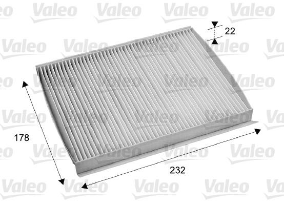 Filtru aer habitaclu Valeo FIAT STILO (192_) 2001-2007 - 715686