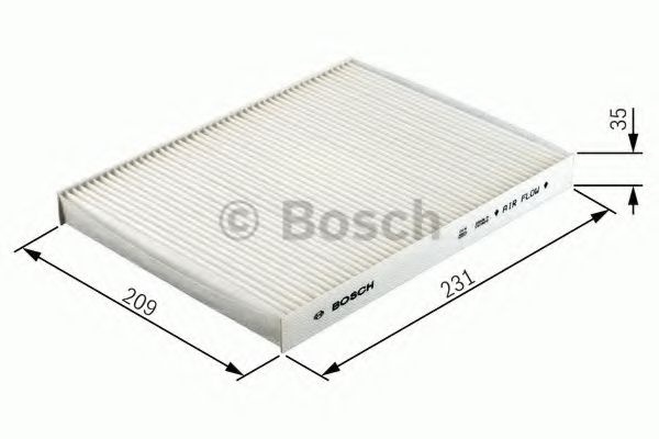 Filtru, aer habitaclu VOLVO C30 (2006 - 2012) BOSCH 1 987 432 413 piesa NOUA