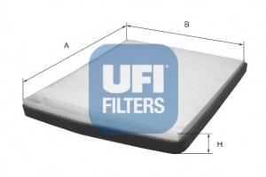 Filtru, aer habitaclu VOLVO C70 I cupe, VOLVO S70 limuzina (LS), VOLVO S80 I limuzina (TS, XY) - UFI 53.091.00