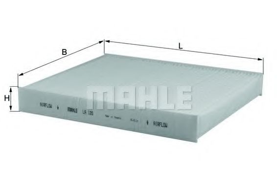 Filtru, aer habitaclu VW POLO (9N) (2001 - 2012) KNECHT LA 120 piesa NOUA